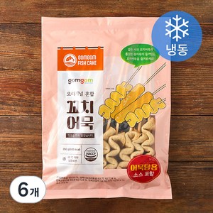 곰곰 오리지널 혼합 꼬치어묵 (냉동), 350g, 6개