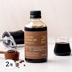 빈스랩 더블 에스프레소 원액, 300ml, 2개