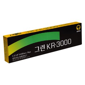 KISWEL 아크용접봉 그린 KR-3000, 3.2, 1개