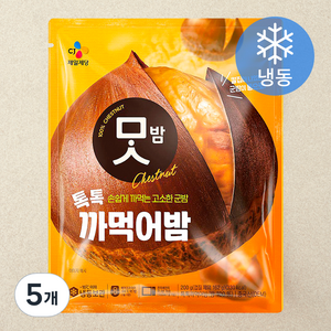 CJ맛밤 톡톡 까먹어밤 (냉동), 5개, 200g