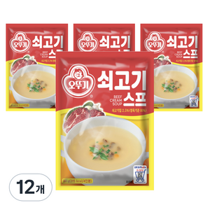 오뚜기 쇠고기 스프, 80g, 12개