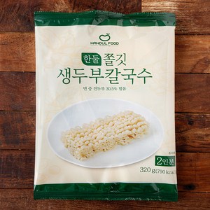 한둘푸드 쫄깃 생두부 칼국수 2인분, 320g, 1개