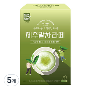 녹차원 제주말차 라떼, 18g, 10개입, 5개