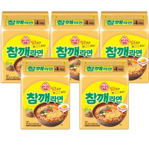 오뚜기 참깨라면 115g, 20개