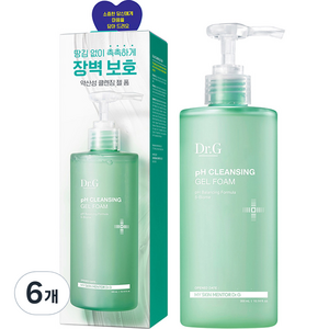 닥터지 약산성 클렌징 젤 폼, 300ml, 6개