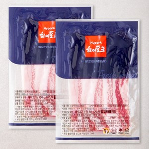 하이포크 한돈 삼겹살 구이용(냉장), 500g, 2개