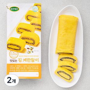 자연애찬 맛있는 김 계란말이, 300g, 2개