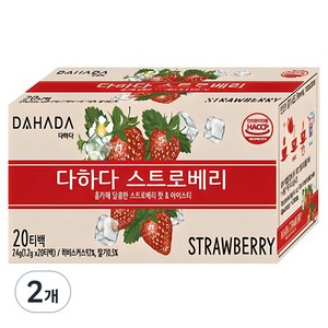 다하다 스트로베리, 1.2g, 20개입, 2개