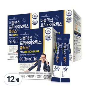 메이준뉴트리 이승남 더블액션 프리바이오틱스 플러스 프락토올리고당 유산균 30p, 150g, 12개