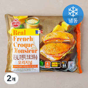 오뚜기 리얼 프렌치 크로크무슈 오리지널 4개입 (냉동), 520g, 2개