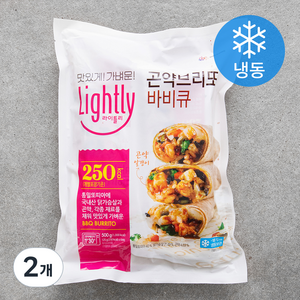 대상 라이틀리 곤약브리또 바비큐 4입 (냉동), 500g, 2개