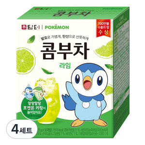 담터 포켓몬 콤부차 라임, 5g, 30개입, 4개