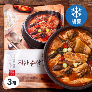 곰곰 진한 순살 감자탕 (냉동), 600g, 3개