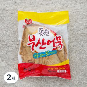 동원 부산 풍미사각 어묵, 1kg, 2개