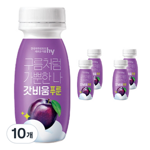 한국야쿠르트 갓비움 푸룬 유산균 프리바이오틱스, 100ml, 10개