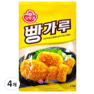 오뚜기 빵가루, 1kg, 4개