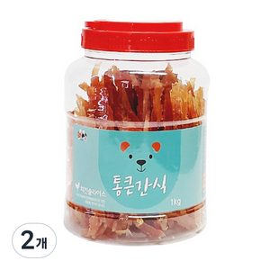 통큰간식 치킨슬라이스 1kg, 2개, 닭고기