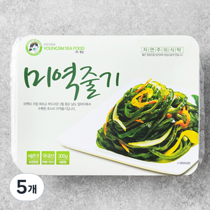 미역줄기, 300g, 5개