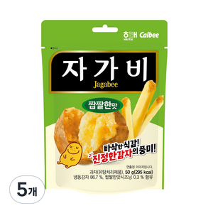 자가비 짭짤한맛, 50g, 5개