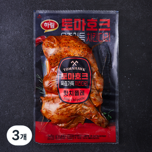 하림 토마호크 치킨다리 핫치폴레, 540g, 3개