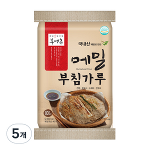 봉평촌 메밀 부침가루, 800g, 5개