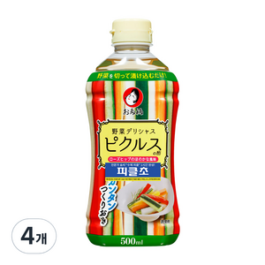 오타후쿠 피클초, 500ml, 4개