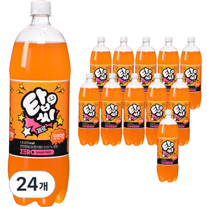 탑씨 일화 제로 오렌지 탄산음료, 1.5L, 24개