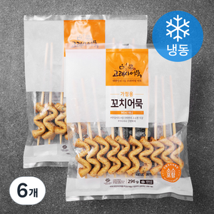 고래사어묵 가정용 꼬치어묵 (냉동), 296g, 6개