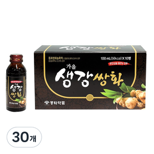 동화약품 부채표 가을생강쌍화, 100ml, 30개