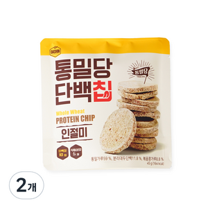 통밀당 단백칩 인절미, 45g, 2개