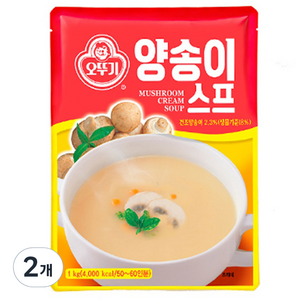 오뚜기 양송이 스프, 1kg, 2개