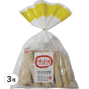 청우 옛날애 생강전병, 250g, 3개