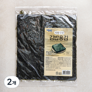 바다원 직화 구운 김밥용김 10개입, 2개, 20g