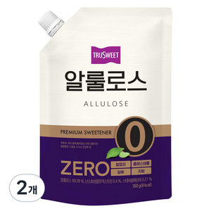 트루스위트 알룰로스 분말, 350g, 2개