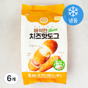 쉐프스토리 바삭한 치즈핫도그 (냉동), 6개, 400g