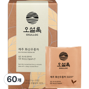 오설록 제주 화산우롱차, 1.5g, 20개입, 3개