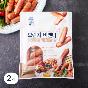 존쿡델리미트 브런치 비엔나, 240g, 2개