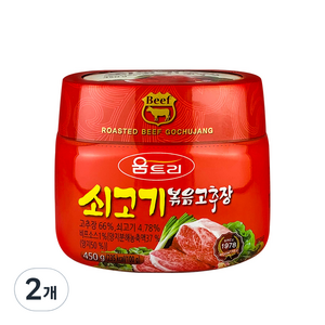 움트리 쇠고기 볶음고추장, 2개, 450g