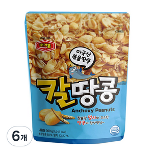 머거본 칼땅콩, 300g, 6개