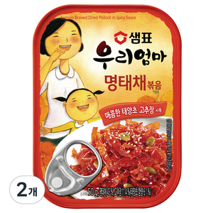 샘표 우리엄마 명태채볶음, 50g, 2개