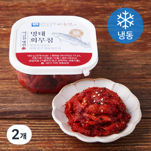 이금선 명인 국산 고춧가루 명태회무침 (냉동), 180g, 2개