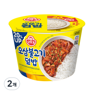 오뚜기 컵밥 오삼불고기 덮밥, 310g, 2개