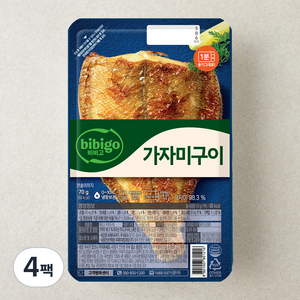 비비고 가자미구이 (냉장), 70g, 4팩