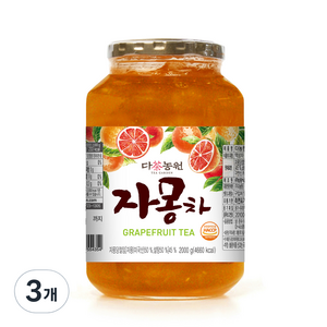 다농원 자몽차, 2kg, 3개