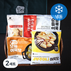 영자어묵 간편 어묵 4종 선물세트 1250g + 쇼핑백 (냉동), 2세트