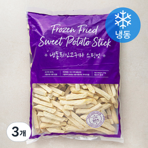 튀긴 고구마 스틱 유탕 (냉동), 3개, 2kg