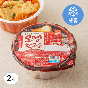 CJ 김치우동맛 오뎅한그릇 (냉동), 78g, 2개