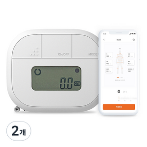 앳플리 에블데이 체크미 피팅 스마트 디지털 미니 줄자, 1개입, 2개