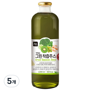 호재준 맛있는 그린 착즙주스, 1L, 5개