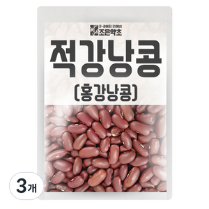 조은약초 홍강낭콩 적강낭콩, 1kg, 3개